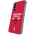 NBA Chicago Bulls Red Distressed Galaxy S24 Plus Clear Case